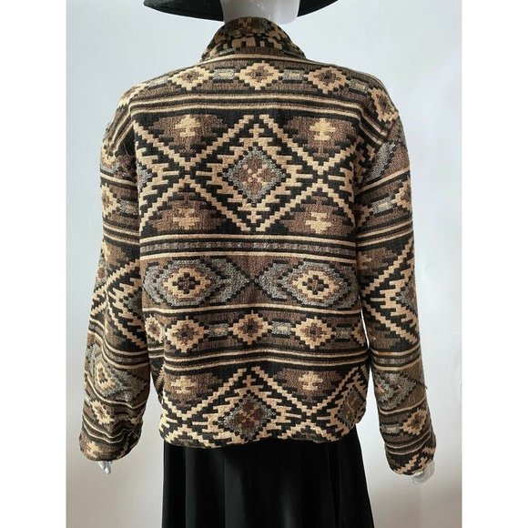 Chicos Design Womens Jacket Coat Multicolor Brown - Picture 3 of 12